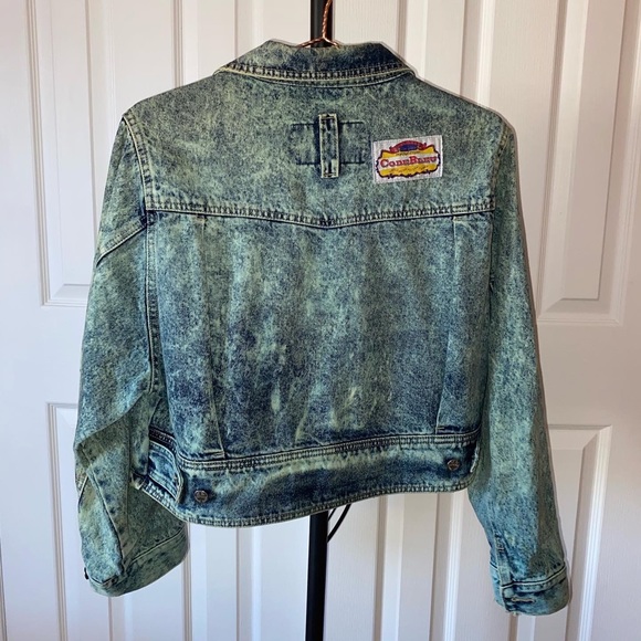 Vintage Acid Wash Code Bleu Denim Jacket - Picture 4 of 5